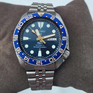 SEIKO 150M DIVERS DAY/DATE AUTO MENS WATCH 6309-7290 'BLUE PADI' (SN 810…